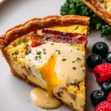 Eggs Benedict Quiche
