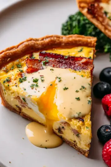 Eggs Benedict Quiche