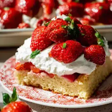 Sheet Pan Strawberry Shortcake