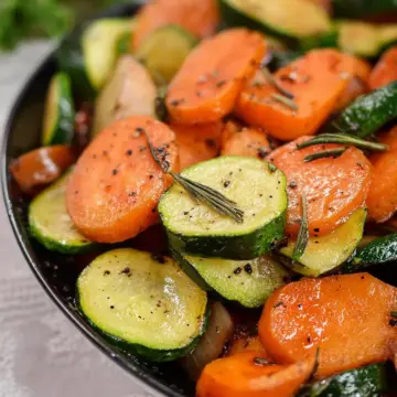 Sauteed Zucchini and Carrots