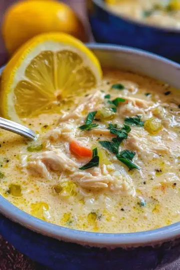 Avgolemono: Greek Lemon Chicken Soup