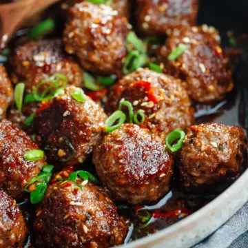 Easy Mongolian Meatballs