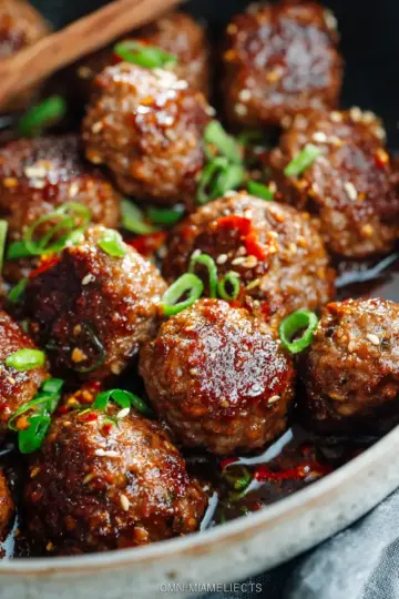 Easy Mongolian Meatballs