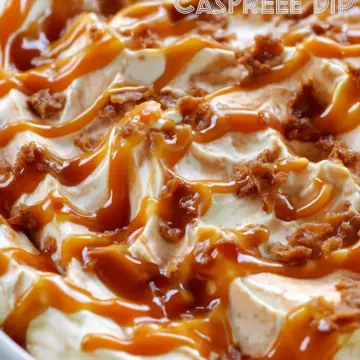 Caramel Cream Cheese Apple Dip