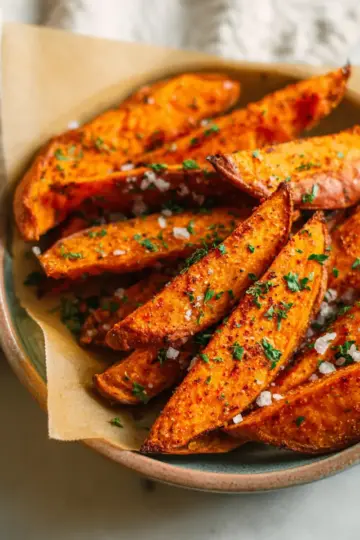 Crispy Air Fryer Sweet Potato Wedges