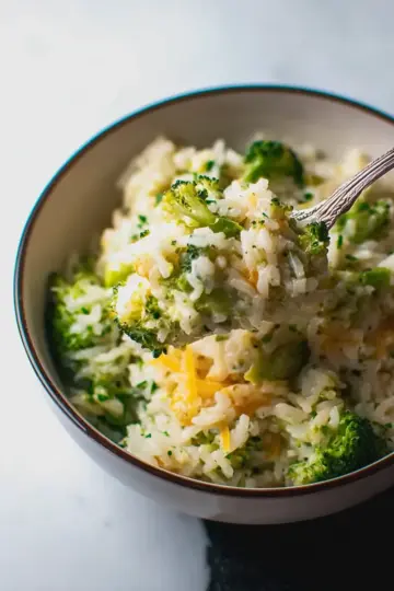 Cheesy Broccoli Rice