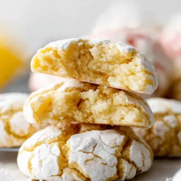 Lemon Crinkle Cookies