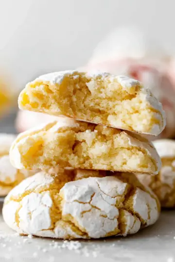 Lemon Crinkle Cookies