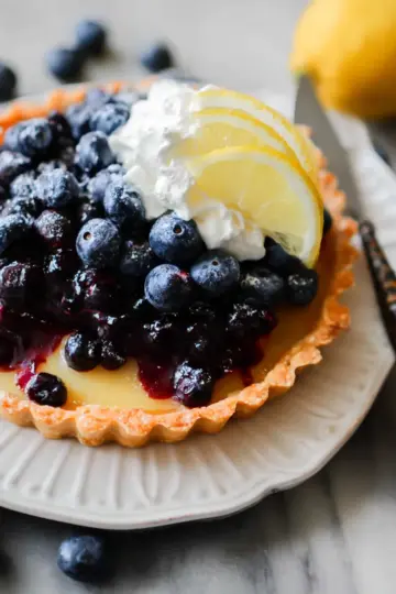 Lemon Blueberry Tart