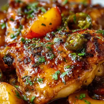 Jalapeno Peach Chicken